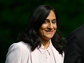 Treasury Board President Anita Anand has been tasked with finding $15 billion in government savings this fall.