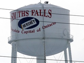 The old water tower as it was in 2007 in Smiths Falls