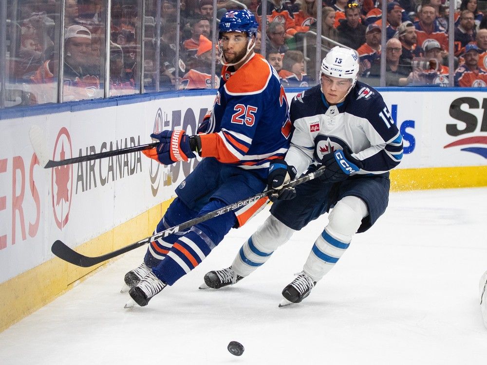 Player grades Edmonton Oilers Winnipeg Jets Calgary Herald