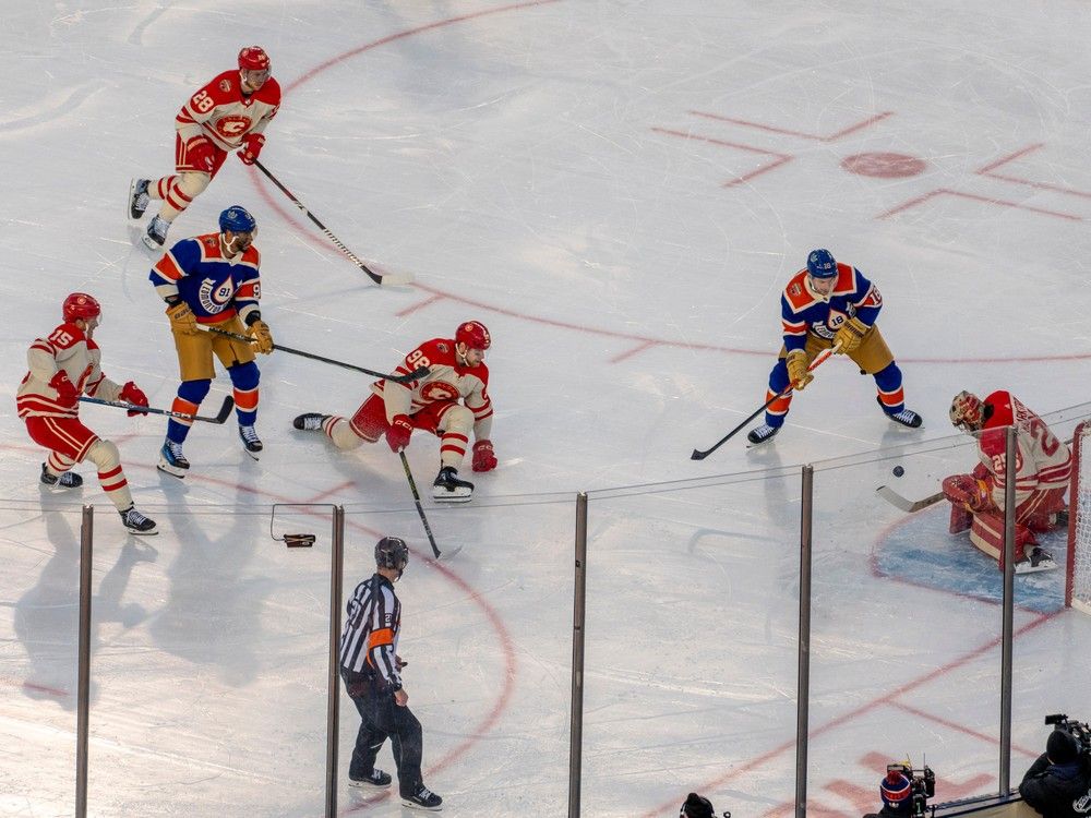 Photos: The Oilers Beat The Flames In The Heritage Classic | Edmonton ...