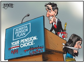 Alberta Pension cartoon
