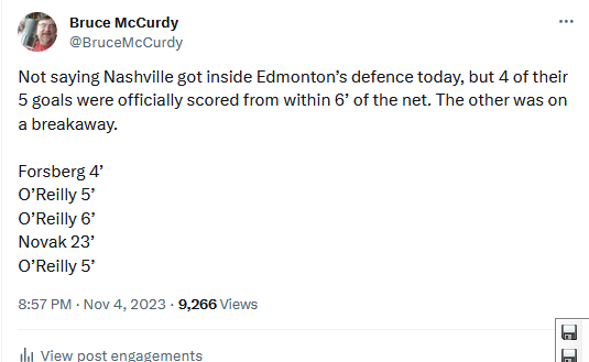 Preds tweet