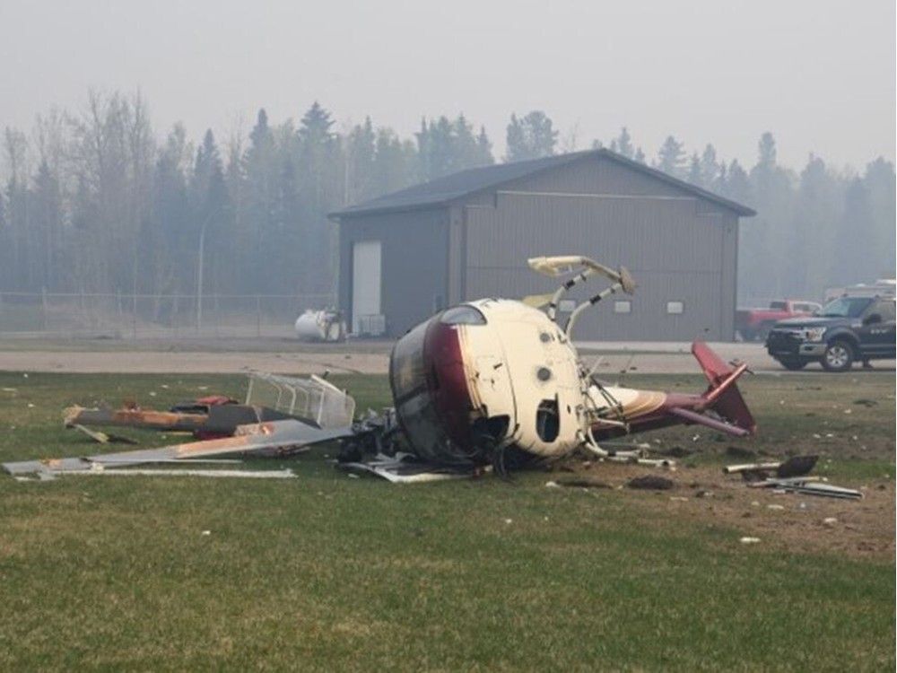 TSB finishes investigation of May helicopter crash at Edson airport