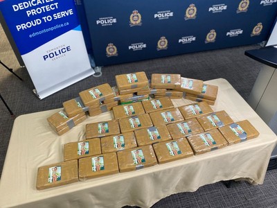 Largest cocaine seizure in Edmonton city police history after traffic stop
