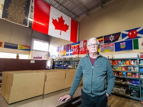 Veterans Association of Edmonton's food bank