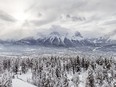 silvertip canmore alberta rocky mountains