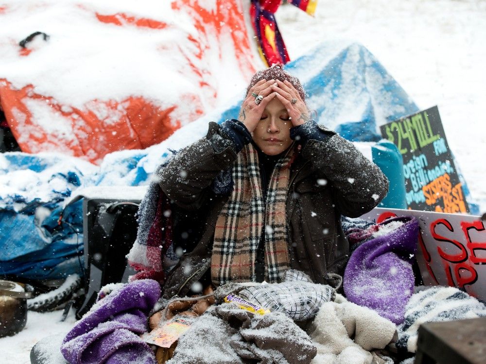 Photos Residents Refuse To Leave Edmonton Homeless Encampment   20240109db013 