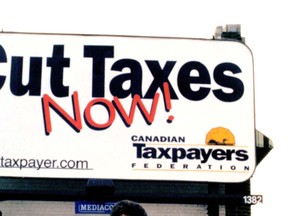 Canadian Taxpayers Federation billboard