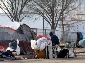 homeless tents