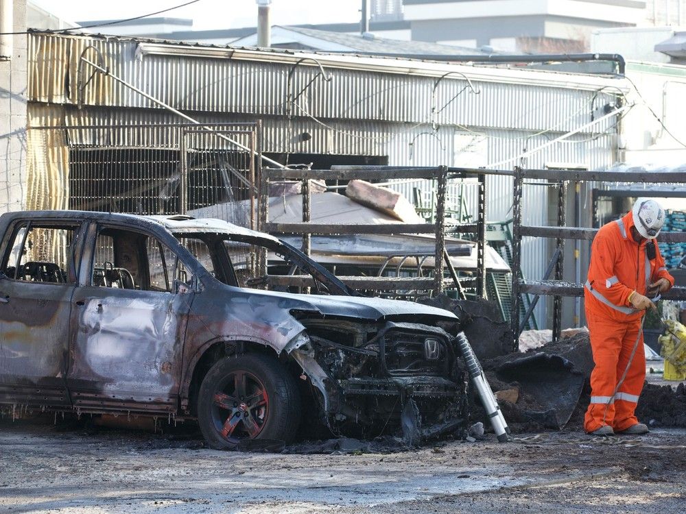 Vehicle Fire Spreads To Cafe And Greenhouse In McCauley Neighbourhood   Image From Ios 1 