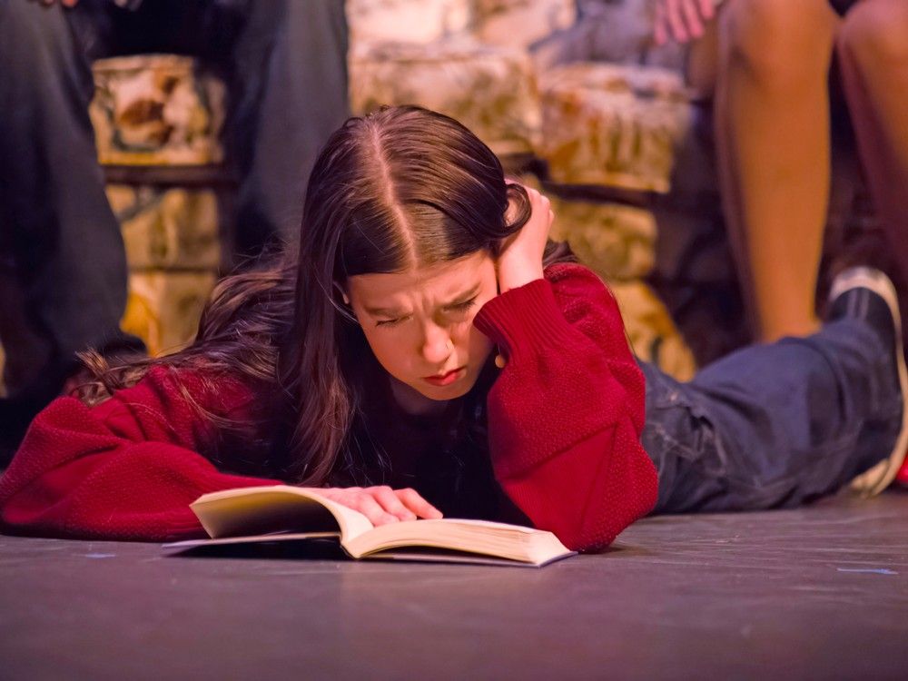 Morinville Community High School with Matilda. The show was on December 6, 2023. photo credit to Darla Woodley of Red Socks Photography.