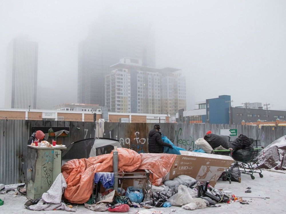 'Not going to survive': Homeless Edmontonians face deep freeze as encampments cleared