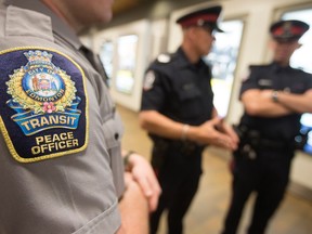 Edmonton Transit security and EPS