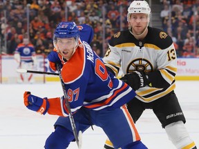 Matheson: Powerhouse Boston Bruins in Edmonton to tackle streaky Oilers