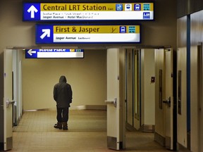 Downtown Edmonton underground pedway system