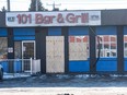A fire ripped through the 101 Bar and Grill early Sunday morning in east Edmonton. The bar is located in a strip mall and fire crews were able to prevent the fire from spreading to other businesses.