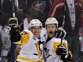 Sidney Crosby and Jake Guetnzel