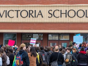 Edmonton trans student walkout