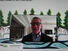 OPG president and CEO Ken Hartwick during Thursday's virtual presentation.