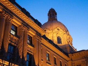Alberta's budget charts a path for the province to continue to lead economic growth in the country, and outpace its free-spending B.C. neighbour.