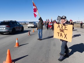 Calgary carbon tax rally