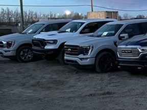 Edmonton stolen cars