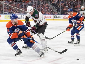 Edmonton Oilers proberen op koord te lopen met schaatsen