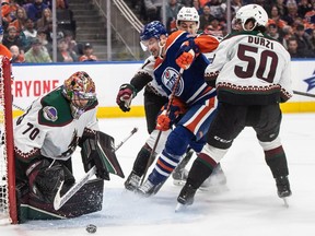 Oilers lose in OT to Coyotes