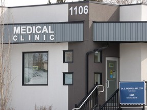 The medical clinic of Dr. Shabenna Fazhulla on Edmonton Trail N.E was photographed on Wednesday April 17, 2024.