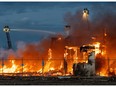 Edmonton Hangar 11 building burned down on Monday night