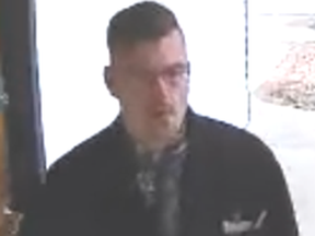 male suspect wanted for stealing pride flag from a home in St. Albert