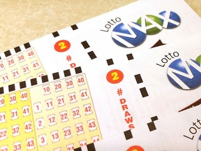 Lotto Max tickets. Western Canada Lottery Corporation.