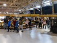 The Alberta Aviation Museum would like to take ownership of Hangar 14 in the wake of the arson fire at Hangar 11. Visitors check out exhibits on Wednesday, May 22, 2024.