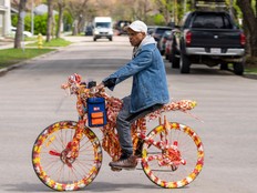 decorated bike