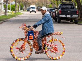 decorated bike