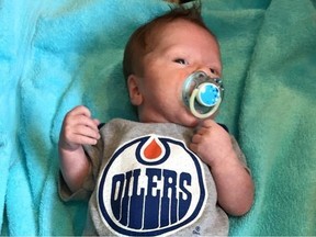 Levi Ford as a baby