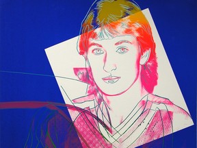 Andy Warhol's 1984 ink on paper Wayne Gretzky