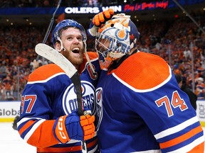 Oilers superstar Connor McDavid and goalie Stuart Skinner are two of the biggest reasons the Oilers advanced to the Stanley Cup final.