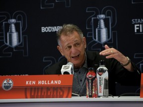 General Manager Ken Holland of the Edmonton Oilers