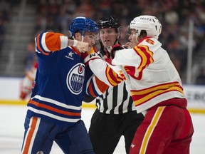 Edmonton Oiler Calgary Flame Preseason