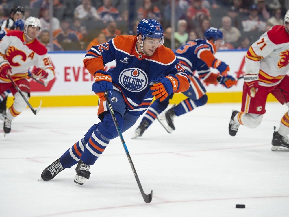 Although Vasily Podkolzin has yet to score a goal, Oilers captain Connor McDavid says he does enough to make him a good linemate