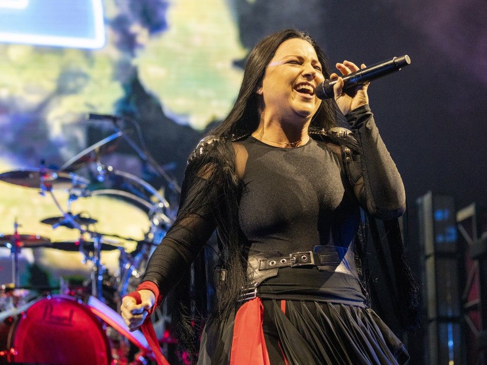 Photos: Amy Lee and Evanescence rock Edmonton's Rogers Place | Sherwood ...