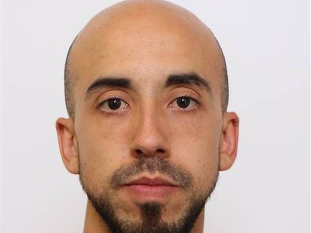 Michael Ferreira, 33, is wanted for second-degree murder in relation to a suspicious death of a 32-year-old man in northeast Edmonton on Wednesday, Oct. 16, 2024.