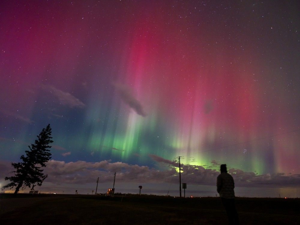 More northern lights fill Alberta sky, aurora visible in almost all of