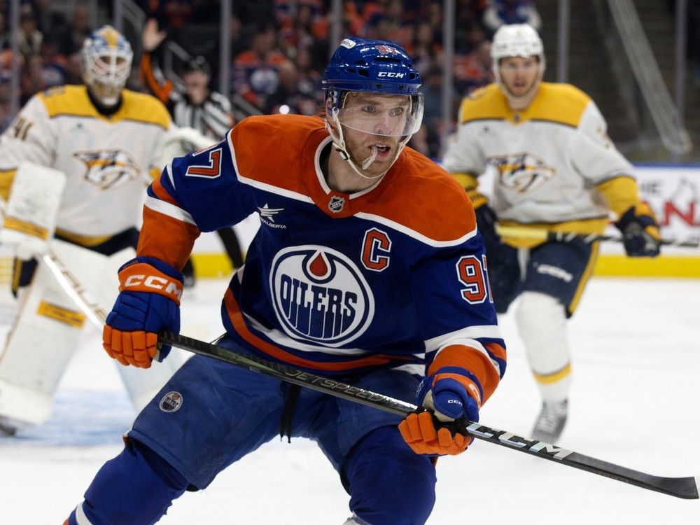 A Grand night in Edmonton as Connor McDavid hits 1,000 points