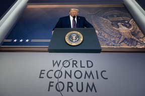 Donald Trump video address to World Economic Forum