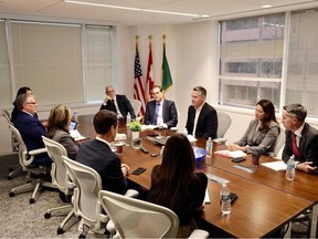 Alberta Premier Danielle Smith meets with U.S. policy makers in Washington, D.C.