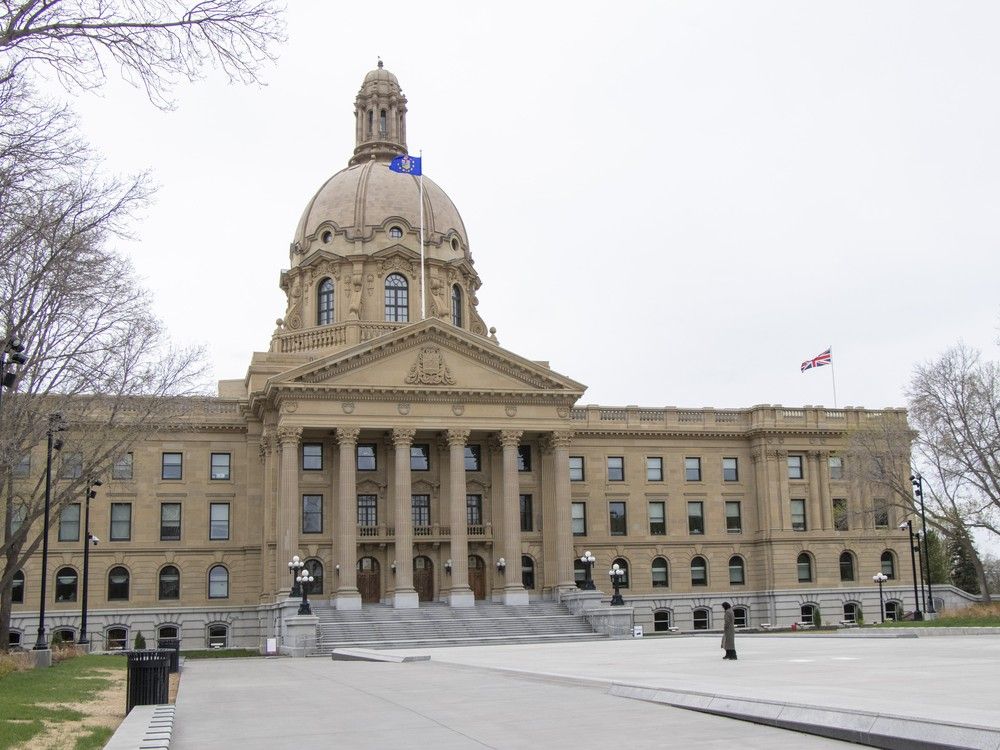 The Alberta Legislature building