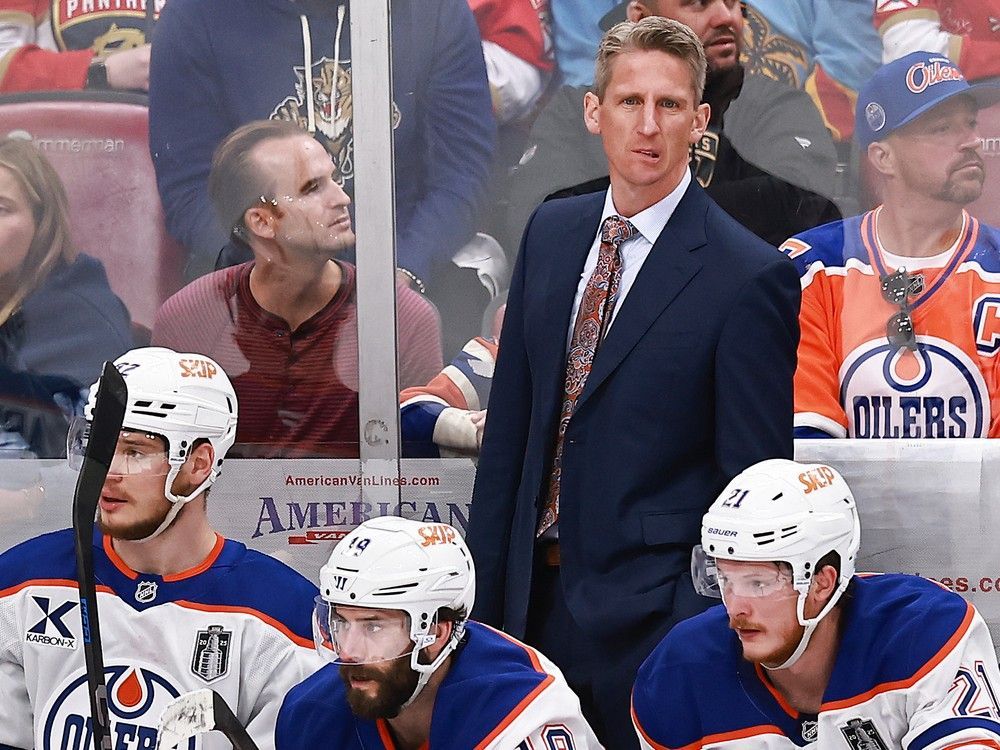 Edmonton Oilers head coach Kris Knoblauch will have some new faces with him behind the bench next season.