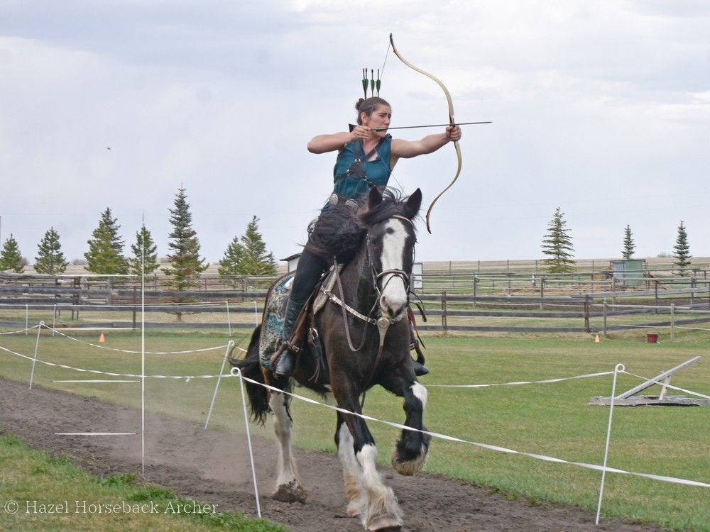 Poetry in the saddle: Alberta woman, horse to represent Canada in world horseback archery